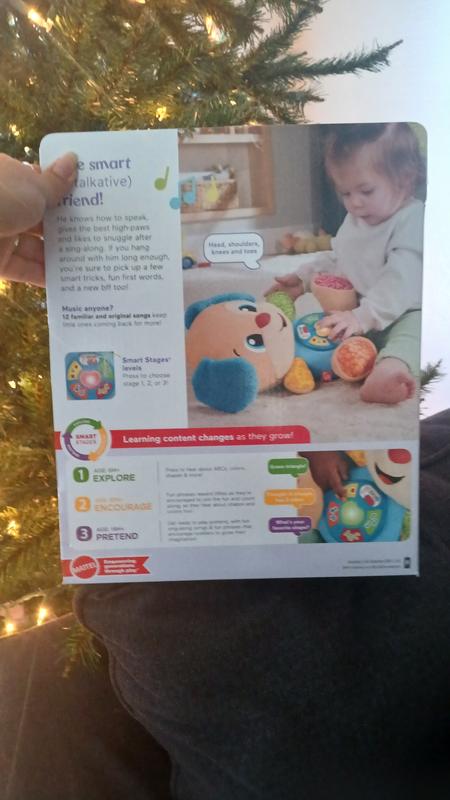 Back of the toy packaging