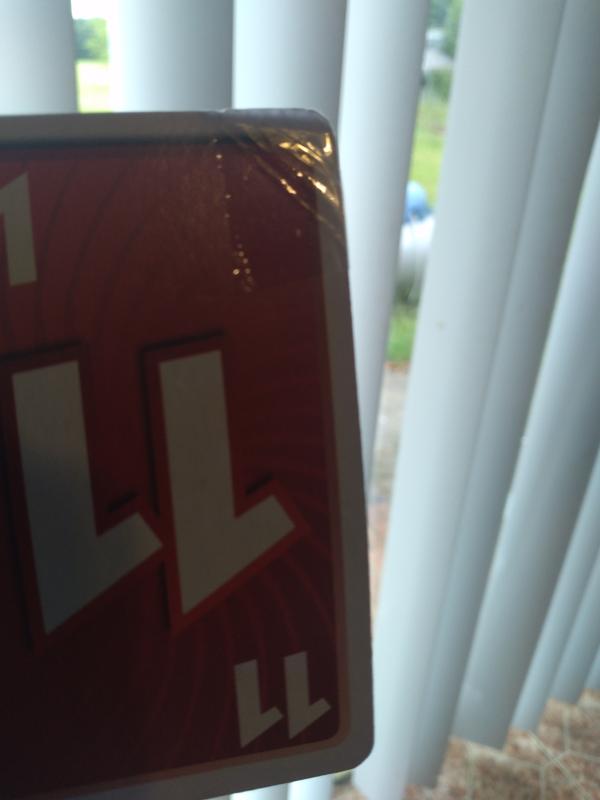 And that's only 3 and my blue cards lasted much longer and I didn't have to pull out the tape