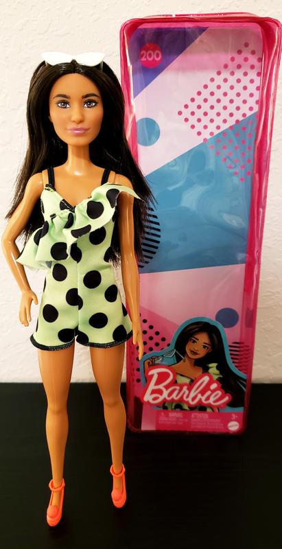 Barbie Fashionistas Brune avec grenouillère à pois Barbie