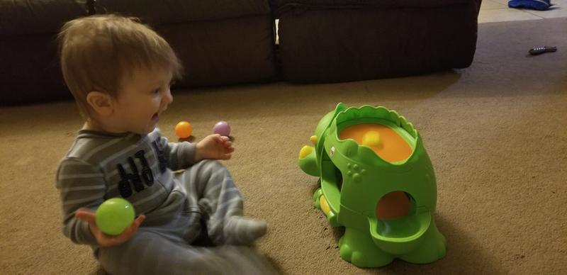 fisher price double poppin dino