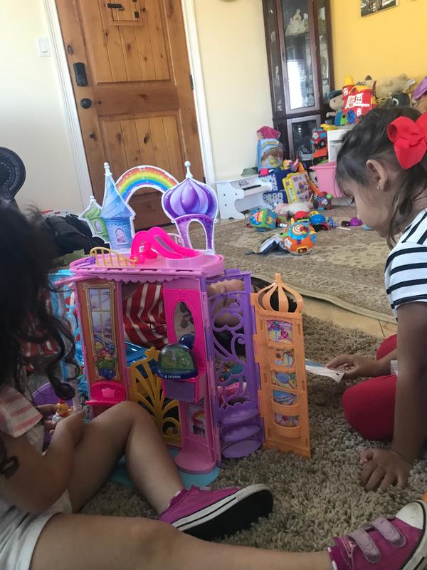 barbie portable rainbow cove castle