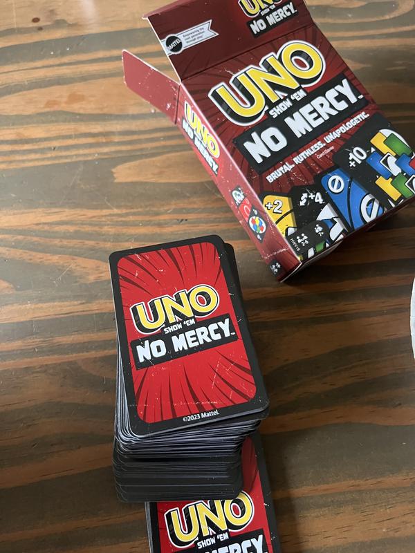 Mattel UNO Show em No Mercy Card Game