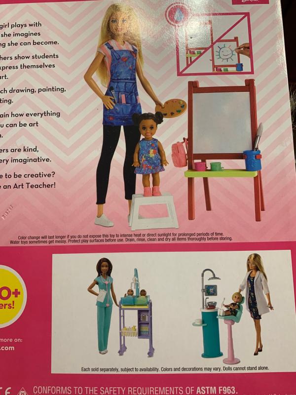 Barbie careers best sale art teacher playset