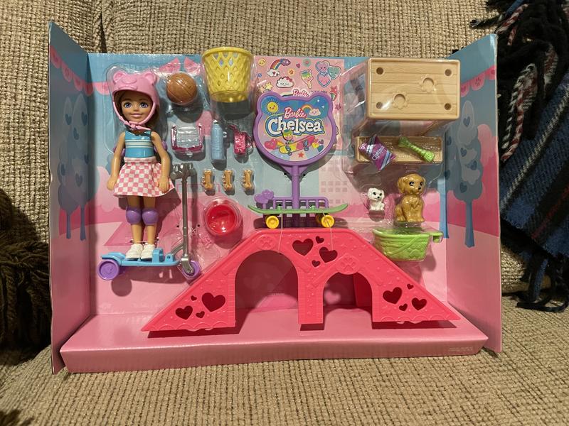 Barbie Chelsea Skatepark Playset - HJY35