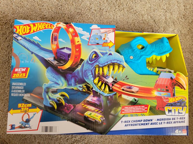 Hot Wheels City Pista Mordida do t-rex - Mattel em Promoção na