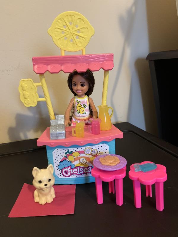 Barbie club chelsea ice outlet cream cart doll & playset