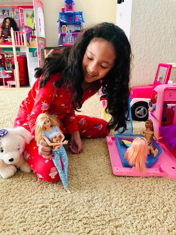 Breathe with me Barbie and her dog