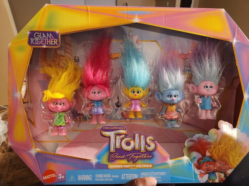 Dreamworks Trolls Band Together Brozone on Tour Small Dolls Set with Stand, Collectible Toy