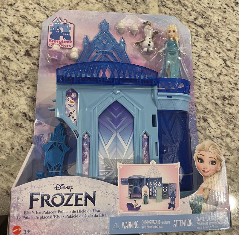  Mattel Disney Frozen Toys, Elsa Ice Palace Storytime Stackers,  Castle Doll House Playset with Small Doll & 8 Accessories : Toys & Games