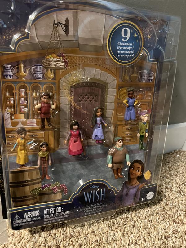 Disney Wish Coffret Les Ados, 8 mini-poupées articulées, fig Star