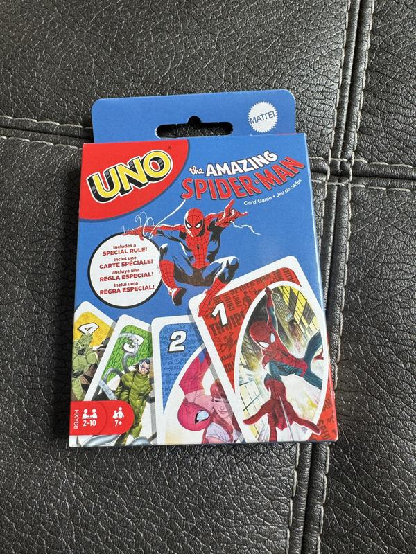 MATTEL MATTEL HXY08 UNO JUEGO DE CARTAS MARVEL SPIDER MAN