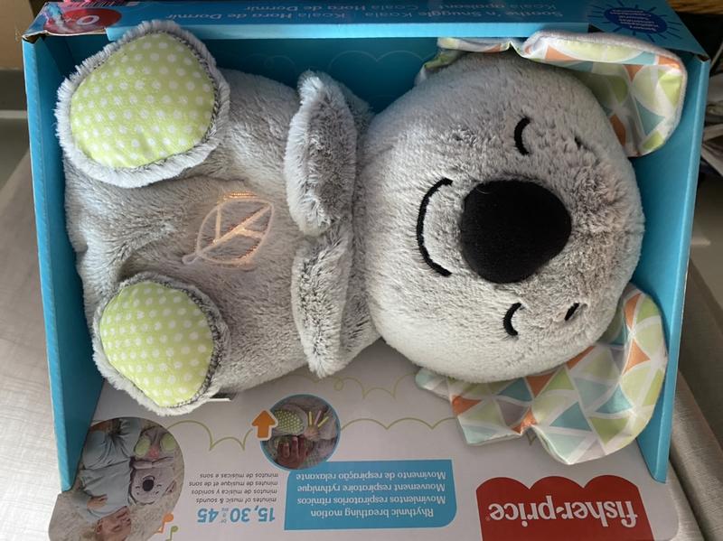  Fisher-Price Baby Sound Machine Soothe 'n Snuggle Koala Plush  Baby Toy with Rhythmic Motion and Customizable Lights Music & Timers : Baby