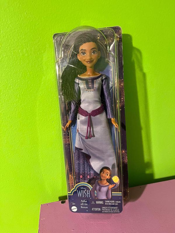 Mattel Disney Wish Asha of Rosas Adventure Pack Fashion Doll, Posable Doll  with Animal Friends and Accessories