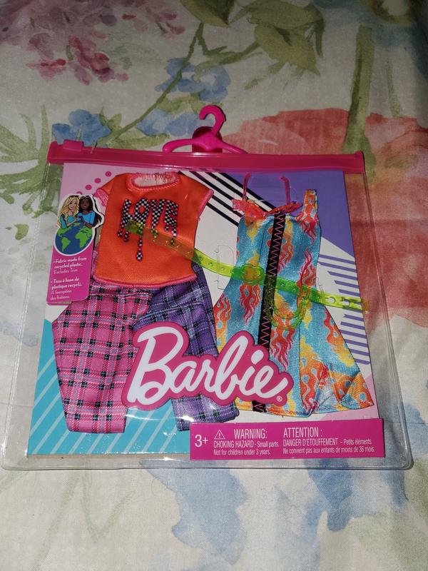 Vêtements Barbie, mode et accessoires sur le thème du rocker 2-Pack pour  poupées Barbie 