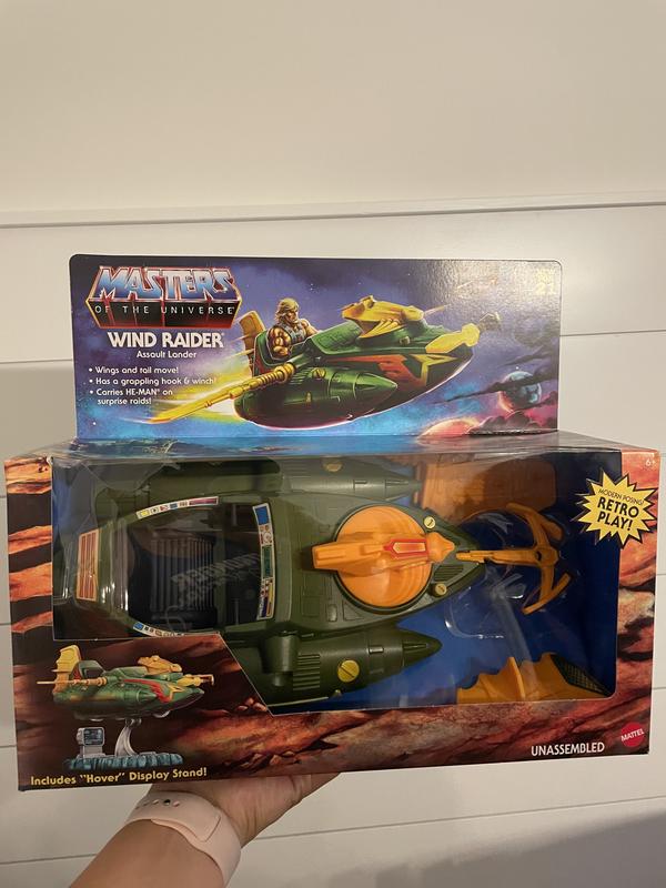 Mattel Masters of the Universe Wind Raider Vehicle Toy with Tow Hook, 1-pc,  Age 6+