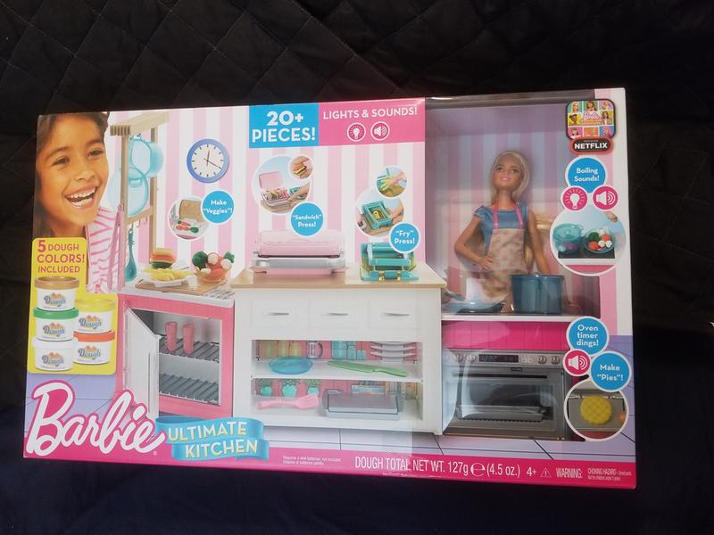 Barbie ultimate best sale kitchen playset