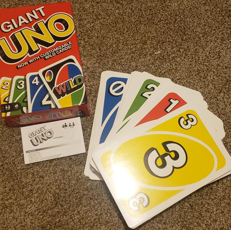 giant uno card game by mattel barnes noble