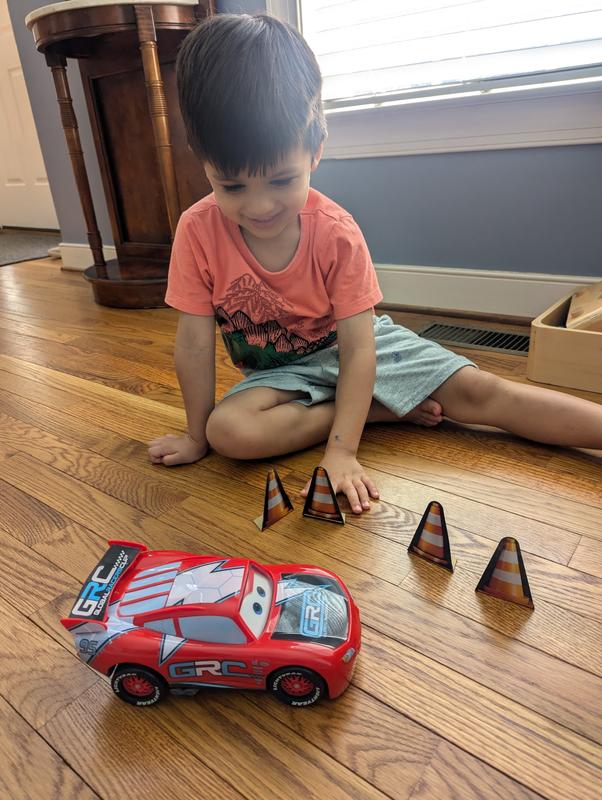 Setting up the racing area