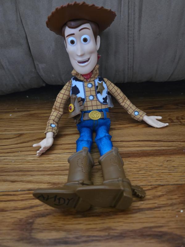 Mattel Toy Story Deluxe Round Em Up Sheriff Woody Figure - 6 Inch With Lasso Action