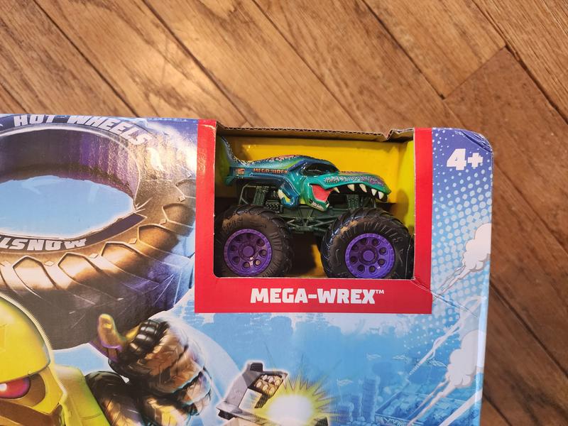 Hot Wheels Monster Trucks Arena Smashers Mega-Wrex vs. Crushzilla