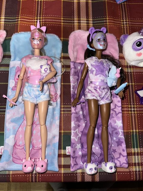  Barbie Cutie Reveal Gift Set, Cozy Sleepover Set with