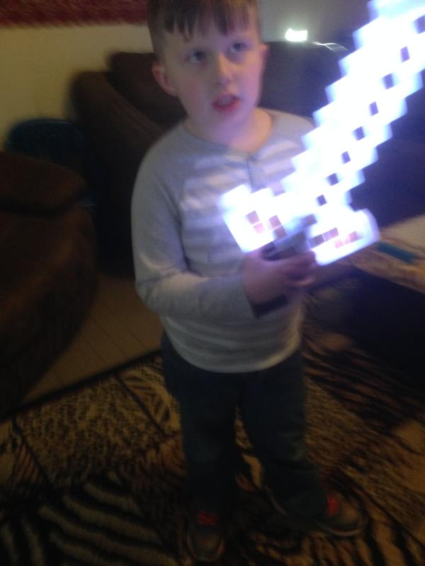 Minecraft Light Up Adventure Sword Mattel
