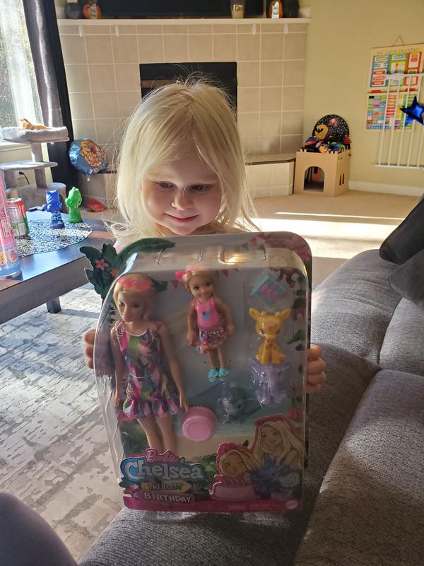 Excited to open her gift