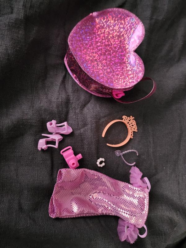 Barbie Clothes, Deluxe Bag with Birthday Outfit and Themed Accessories