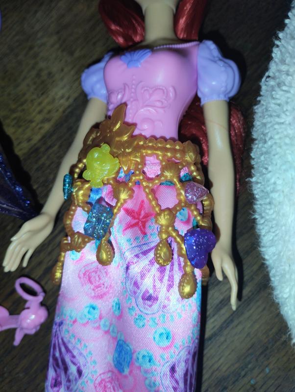 ariel doll purple dress 35th Anniversary is HERE! Check out my latest video!!! #disneydolls #disneydoll #arieldoll mesh sleeves Disney Princess Jewel Reveal Ariel