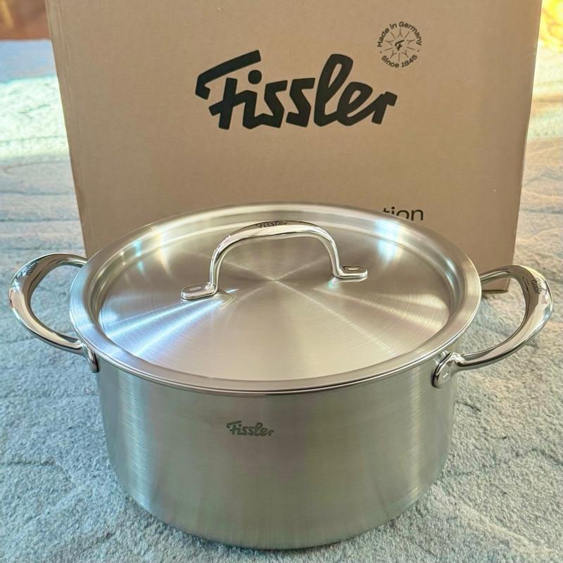 9.5-Inch, 6-Quart, 5 Ply Stockpot with Lid & Measurement