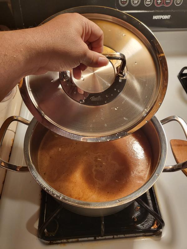 Making soup on the fissler casserole