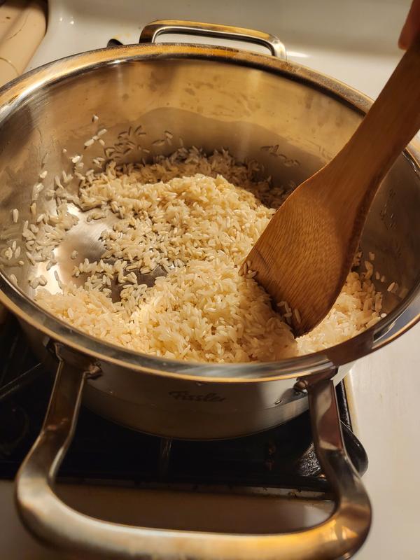 Making rice on the fissler casserole