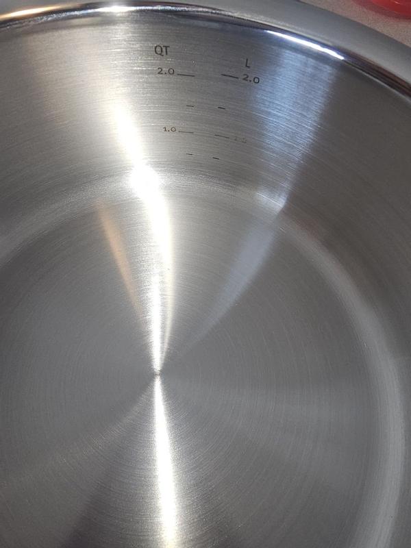 9.5-Inch, 6-Quart, 5 Ply Stockpot with Lid & Measurement