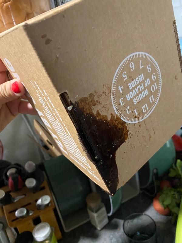 Customer photo for "Leaked when shipped"