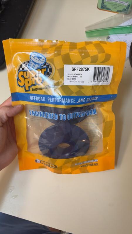 Slips into stock diff bushings to stiffen them – Flyin' Miata