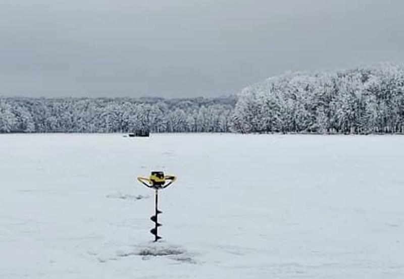 E6 Lightning Electric Powered Ice Drill Yellow/Black by Jiffy at