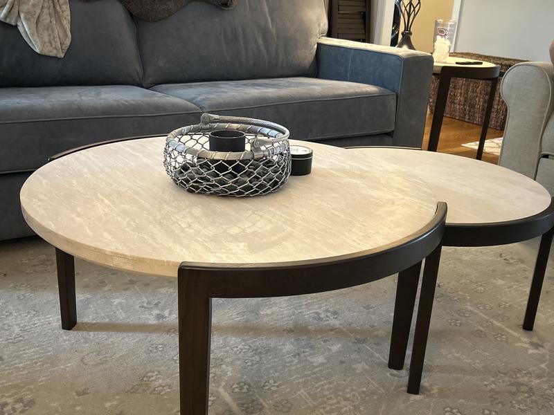 Palette Brown Round Coffee Table