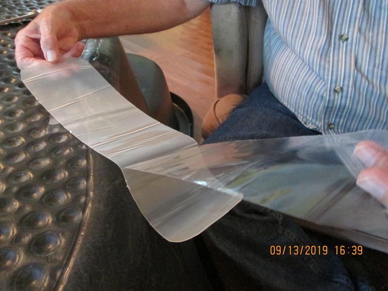Separating backing from tape