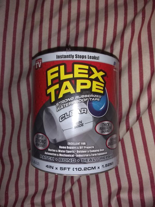 Clear Waterproof Rubberized Tape by Flex Tape at Fleet Farm