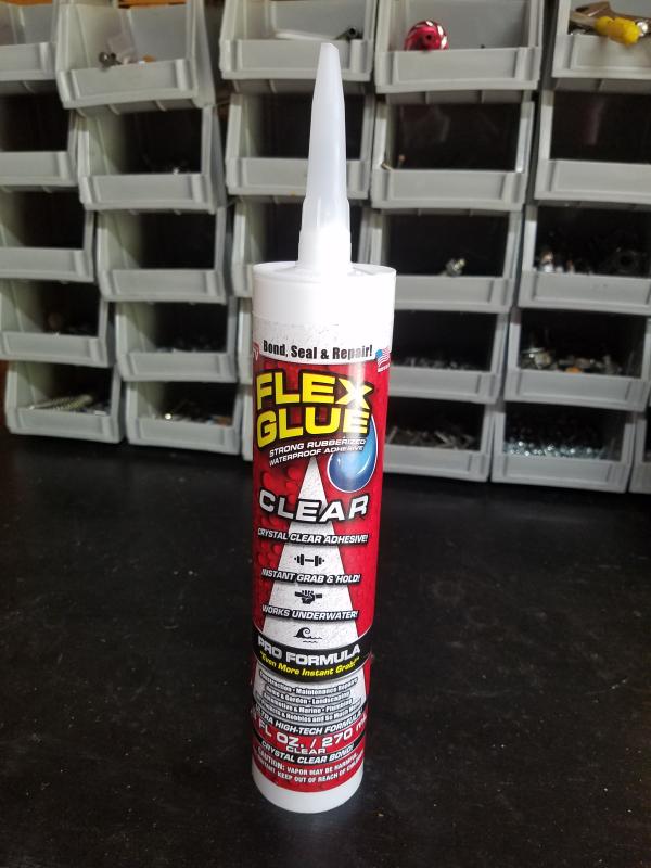 Flex Glue Clear Latex Interior/Exterior Construction Adhesive (9-fl oz) in  the Construction Adhesive department at