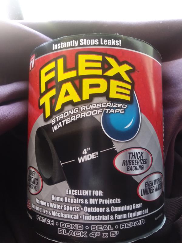 Clear Waterproof Rubberized Tape by Flex Tape at Fleet Farm