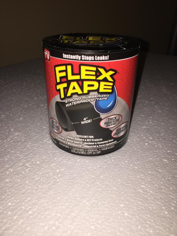 Flex Tape Rubberized Waterproof Tape, Black