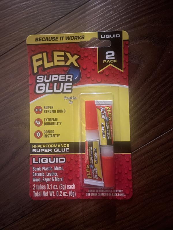 Flex Super Glue Liquid Brush-On Bottle 10g (8-Pack)