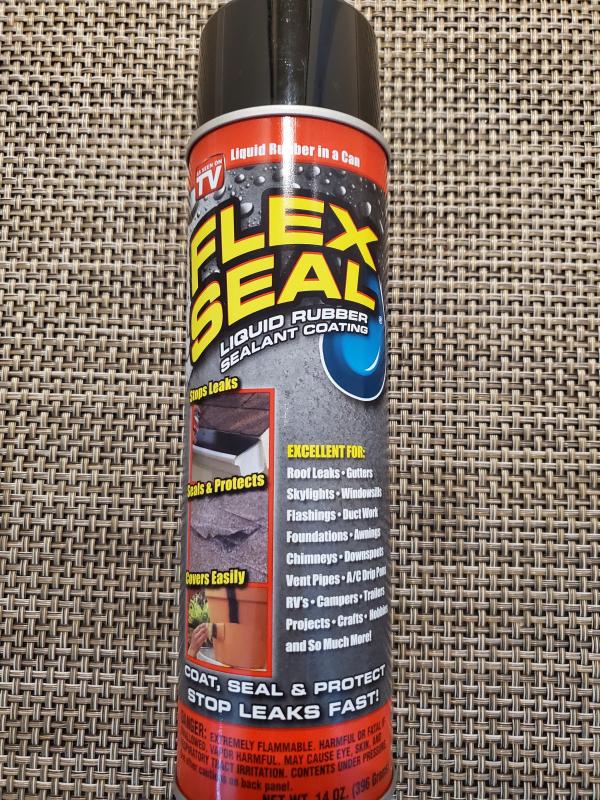 Flex Seal FSR20 14 oz Can of Black Rubber Sealant Coating - Quantity of 1