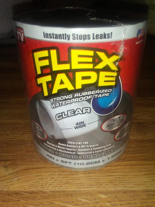 Clear Waterproof Rubberized Tape by Flex Tape at Fleet Farm