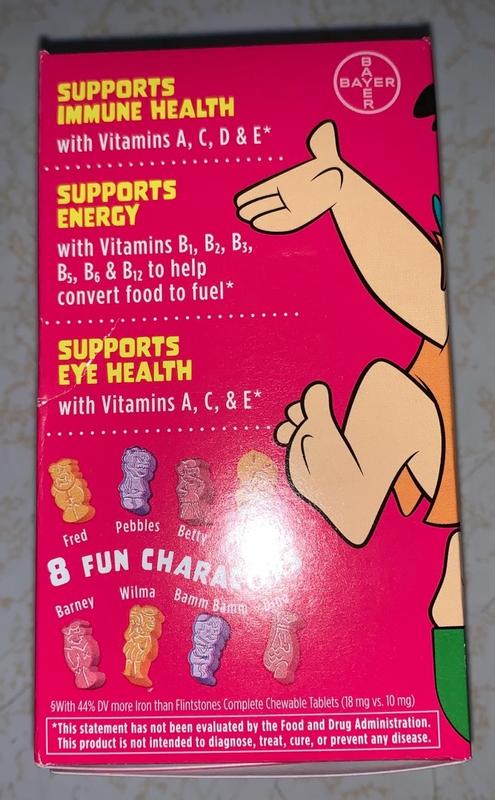 Fred flintstone store vitamins