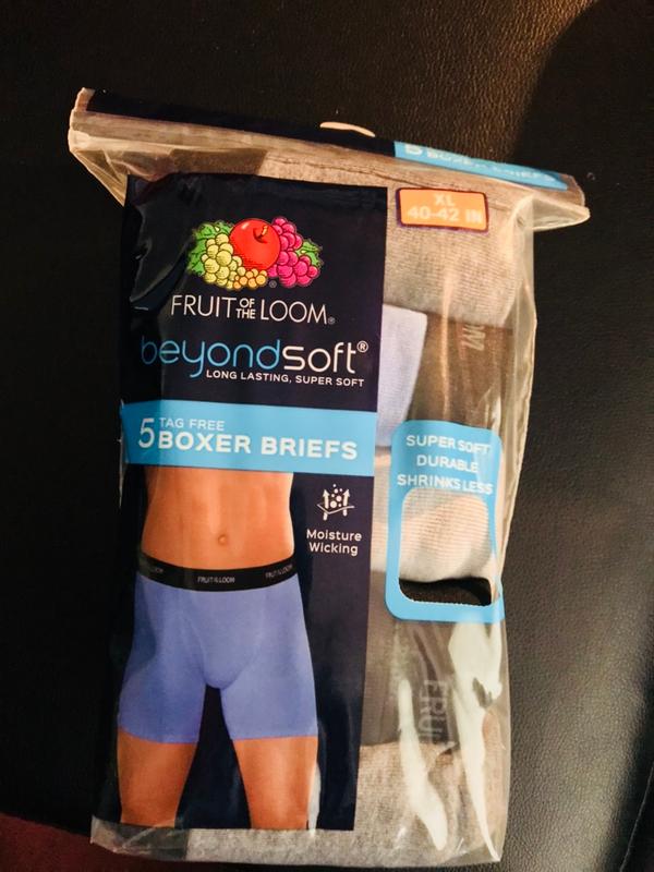 fruit of the loom beyond soft boxer briefs
