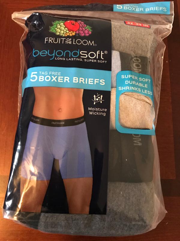fruit of the loom beyond soft boxer briefs