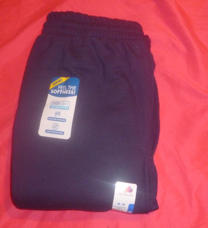 pink fruit of the loom sweatpants