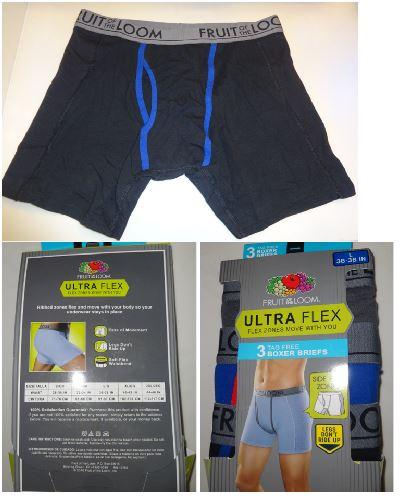 fruit of the loom ultra flex boxer briefs